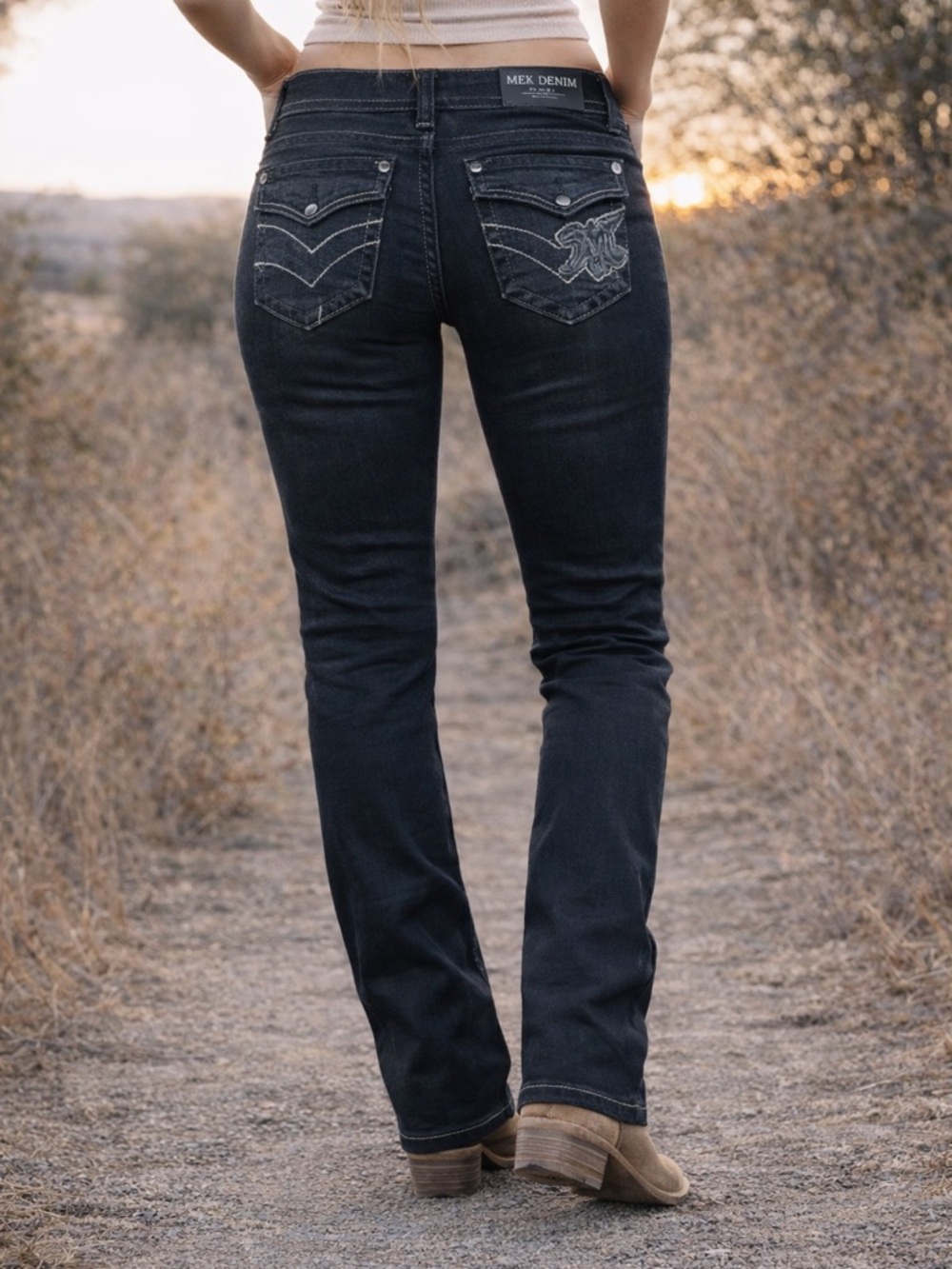 MEK Women's Black Jeans
